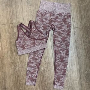 Gymshark seamless set sz small